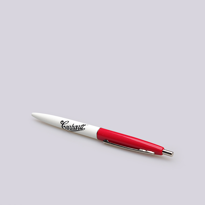  белая шариковая ручка Carhartt WIP Logo l010564-red - цена, описание, фото 1